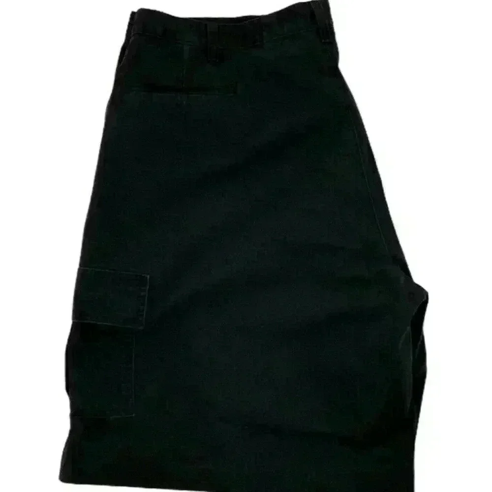School Apparel Inc. Black Faded Cargo Pockets Summer School Shorts Size 44
